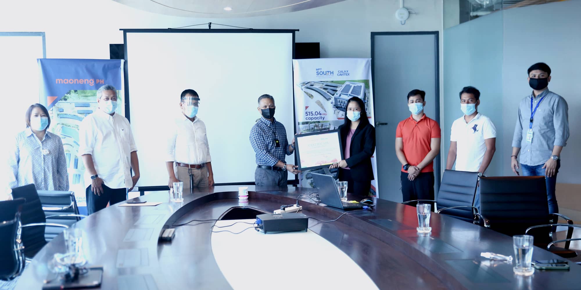 CALAX Solar Project Turnover Ceremony